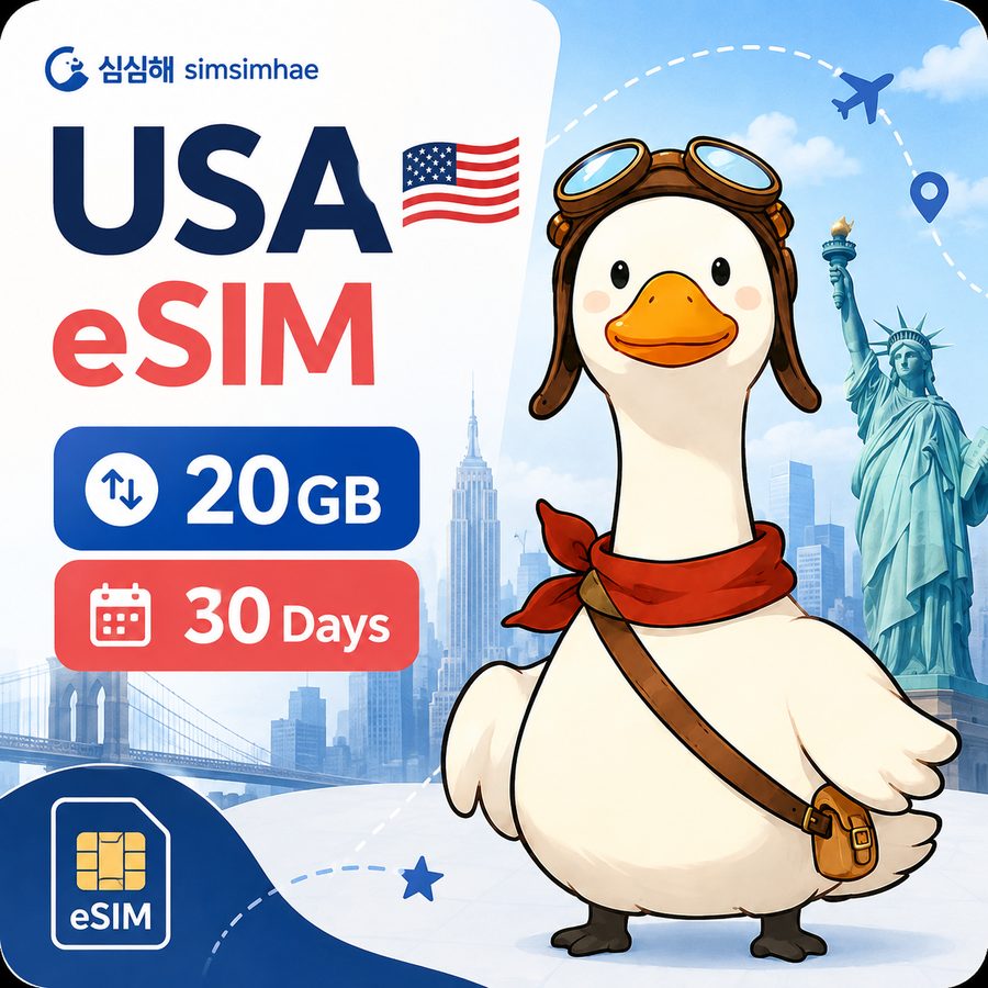 인도네시아 여행 eSIM · 3GB